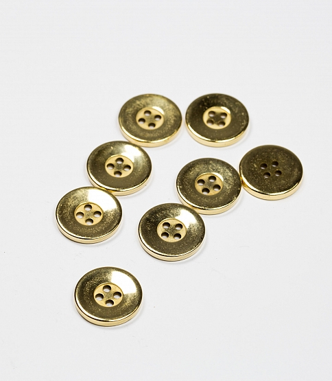 Gold Flat Buttons